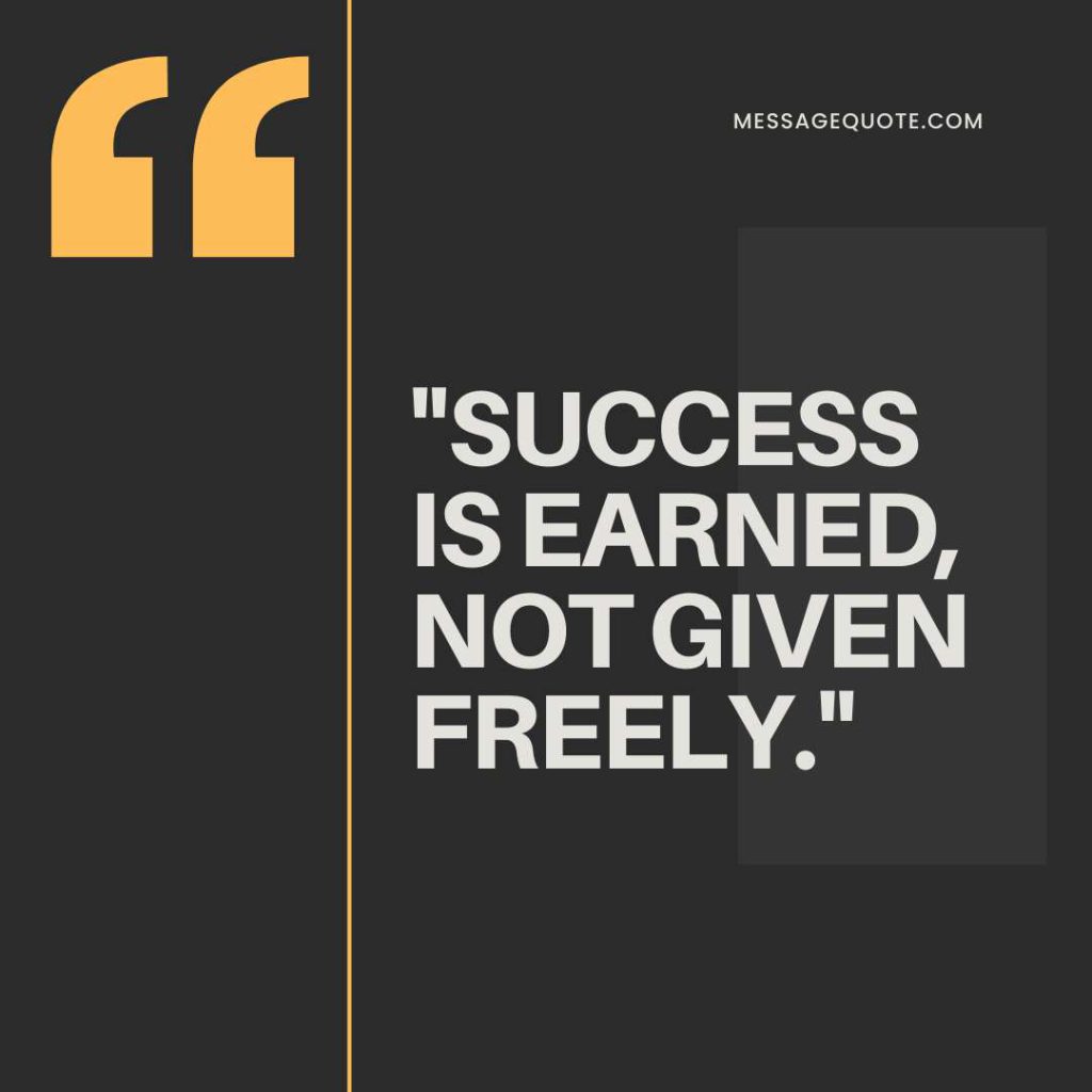 six word quotes about success